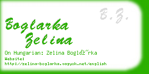 boglarka zelina business card